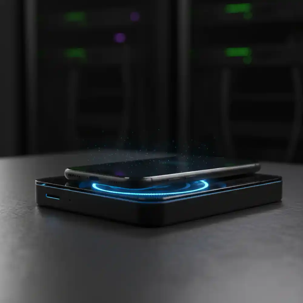 Wireless power bank charging macro