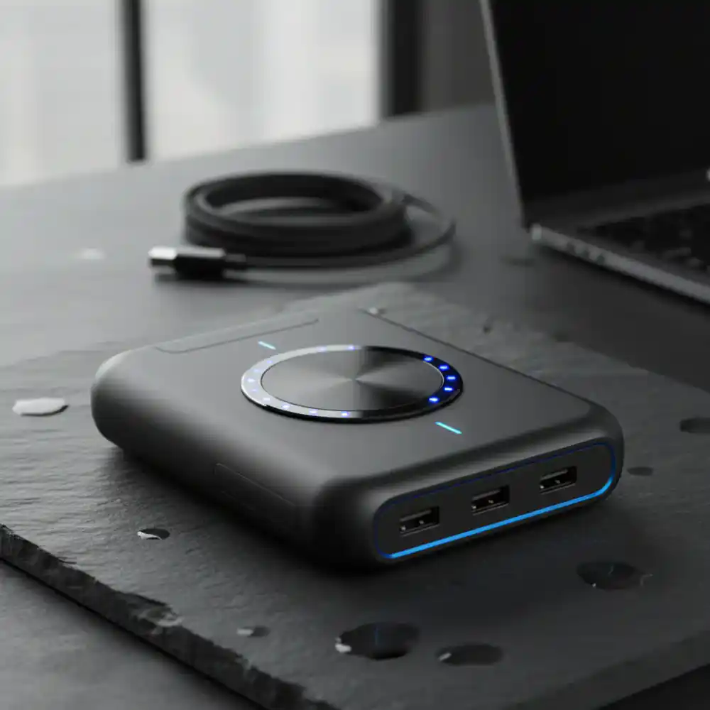 High capacity magnetic power bank