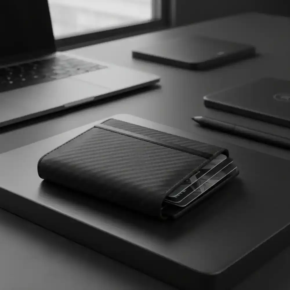 Pro Magnetic Wallet in Black